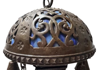 Vienna Secession Art Nouveau Chandelier Austria, 1900s